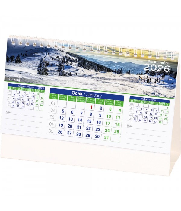 AMT-01-BR Manzara Masa Takvimi