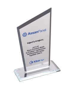 EKT-310-ŞF Kristal Plaket