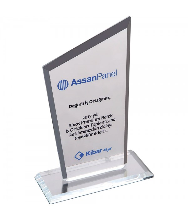 EKT-310-ŞF Kristal Plaket