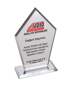 EKT-161-ŞF Kristal Plaket