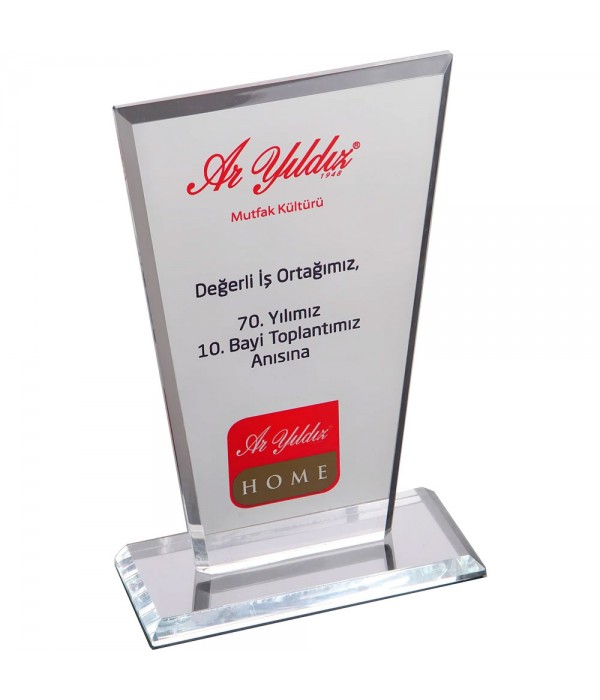 EKT-235-ŞF Kristal Plaket