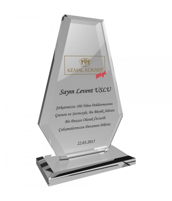 EKT-280-ŞF Kristal Plaket