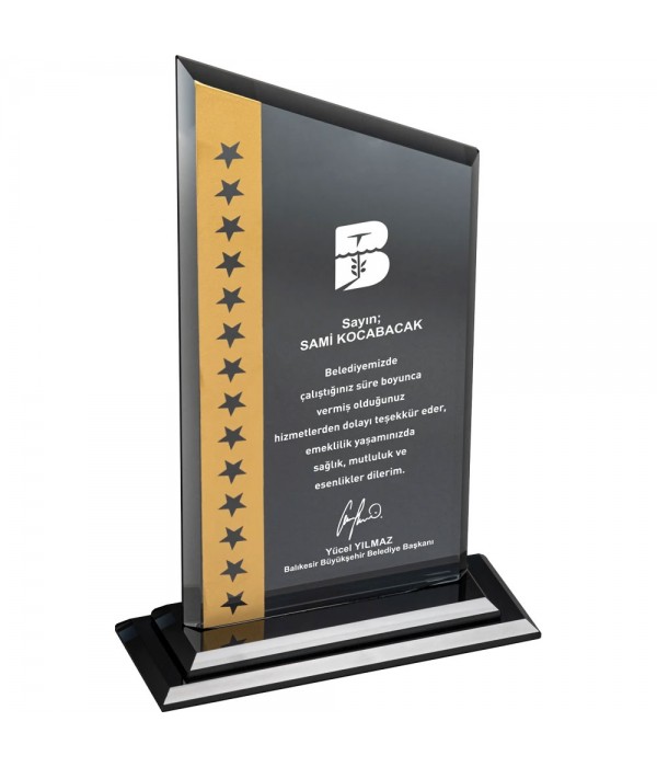 EKT-315 Kristal Plaket