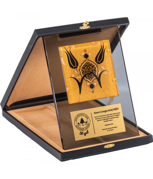 EKT-710 Kutulu Kristal Plaket