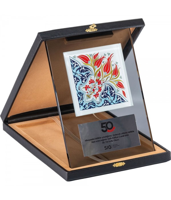 EKT-740 Kutulu Kristal Plaket