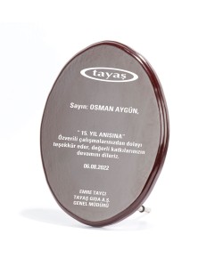 BK-77 Ahşap Plaket