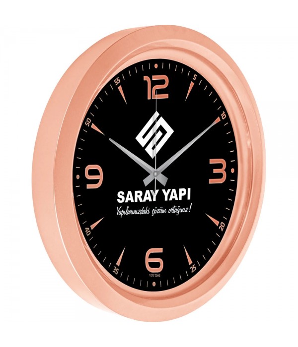 V30-743-B Metalize Duvar Saati