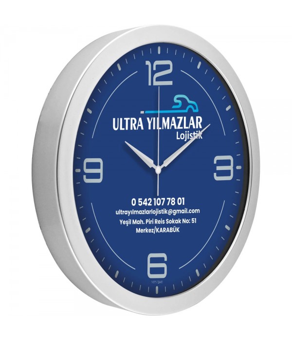 V30-575-G Metalize Duvar Saati